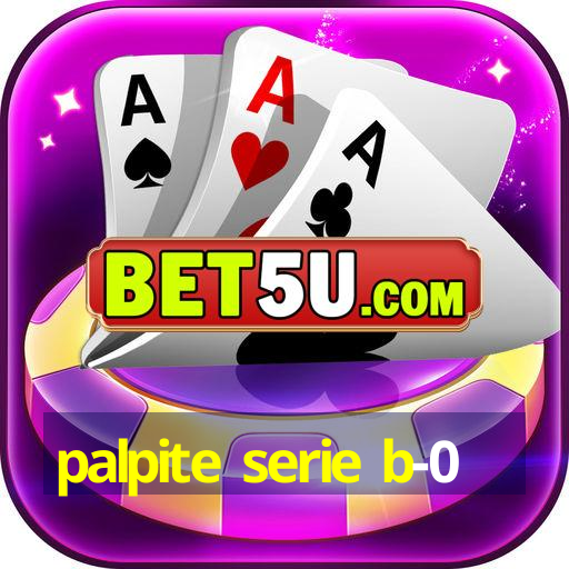 palpite serie b